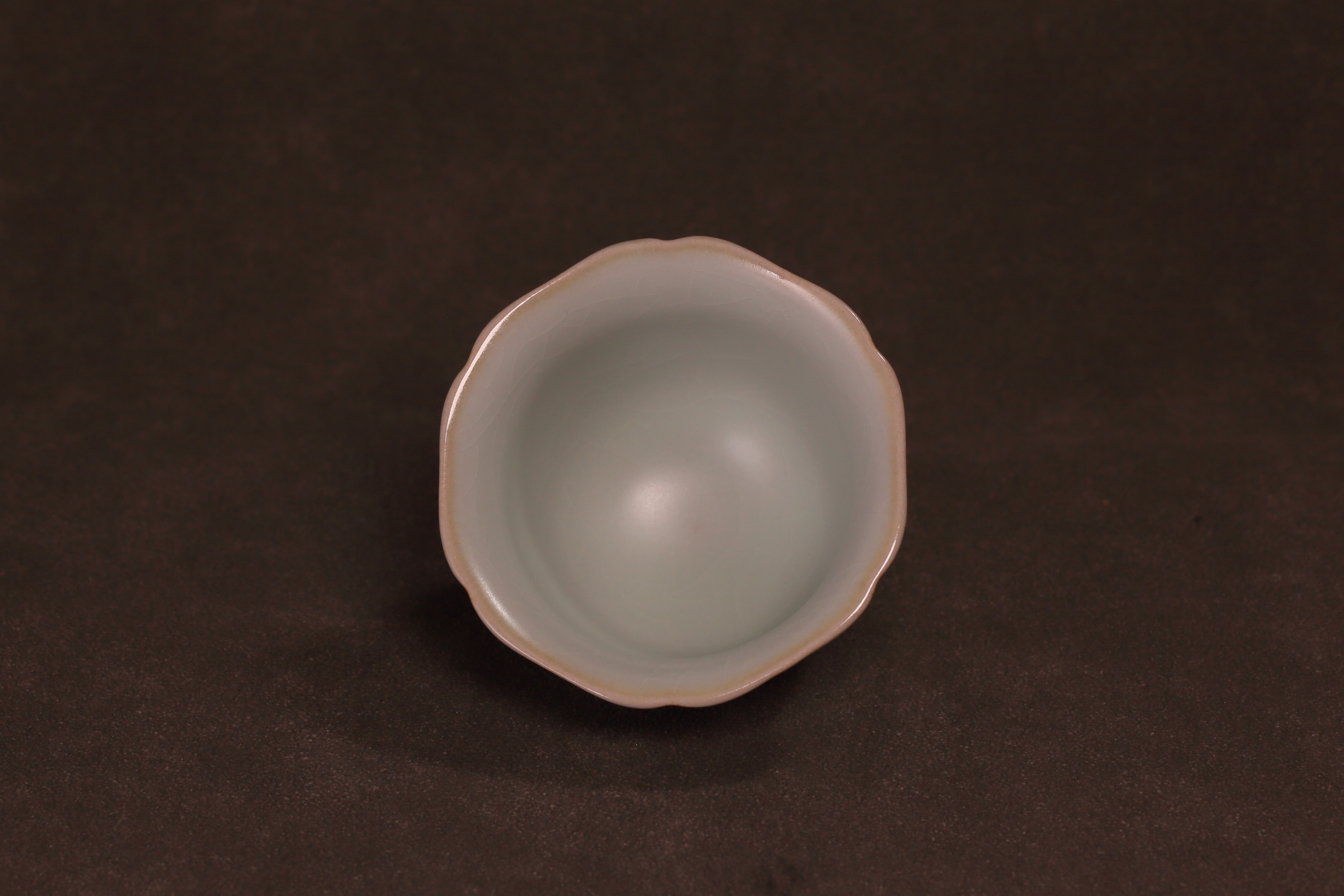 汝窑·天青系列｜葵口杯·对杯（约60ml）限量预售