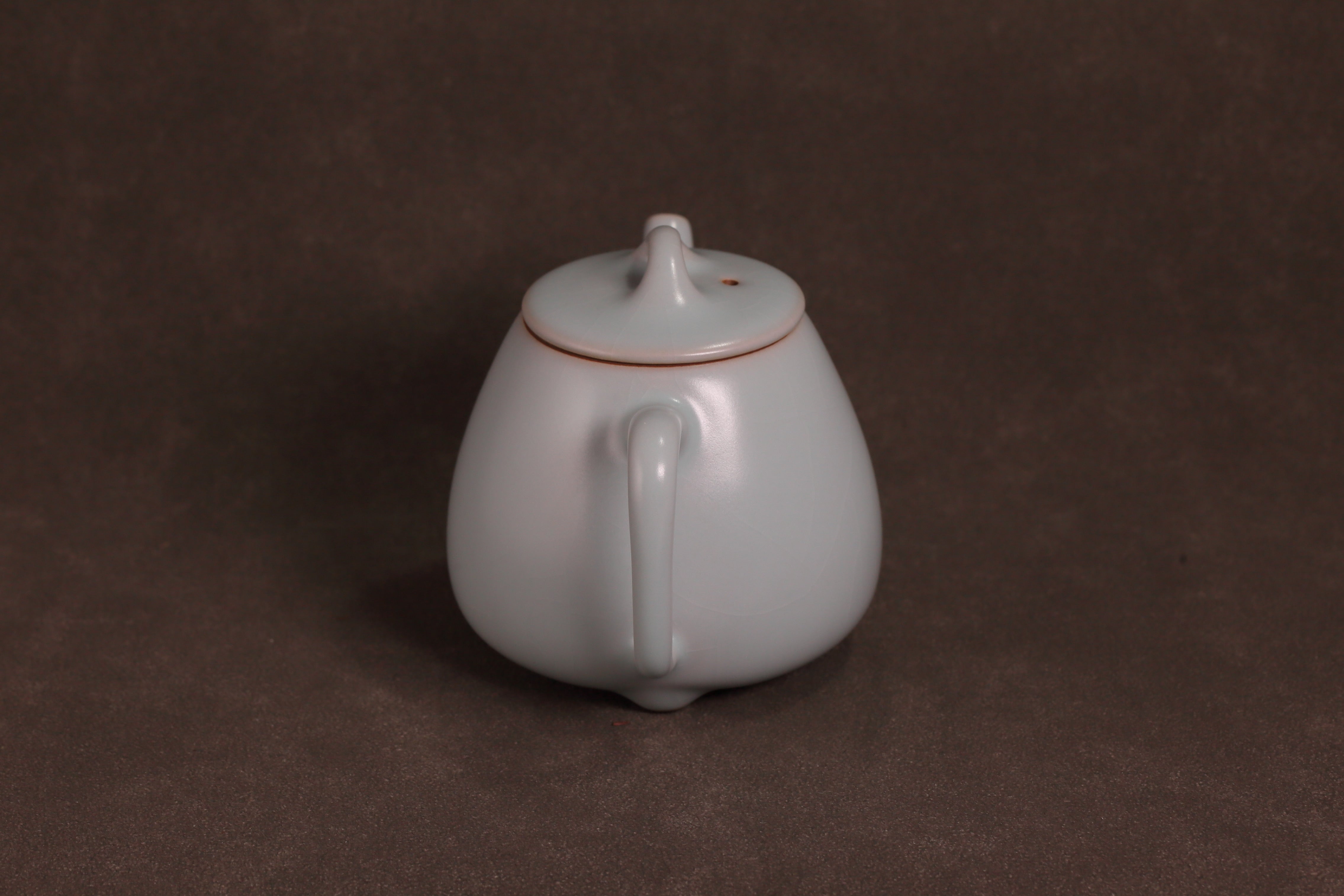 汝窑·天青系列｜石瓢壶  限量预售