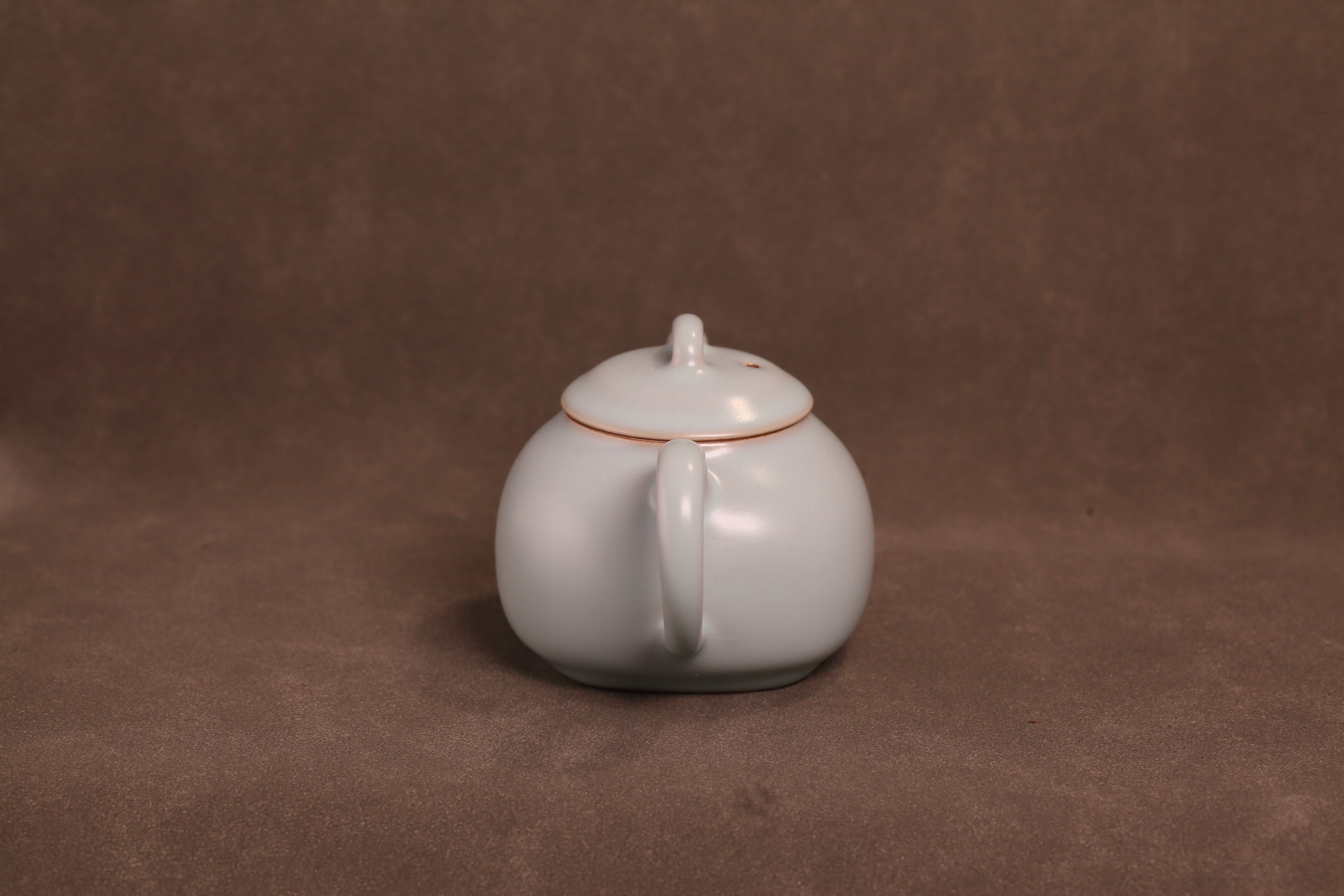 汝窑·天青系列｜天圆地方壶（190ml）限量预售