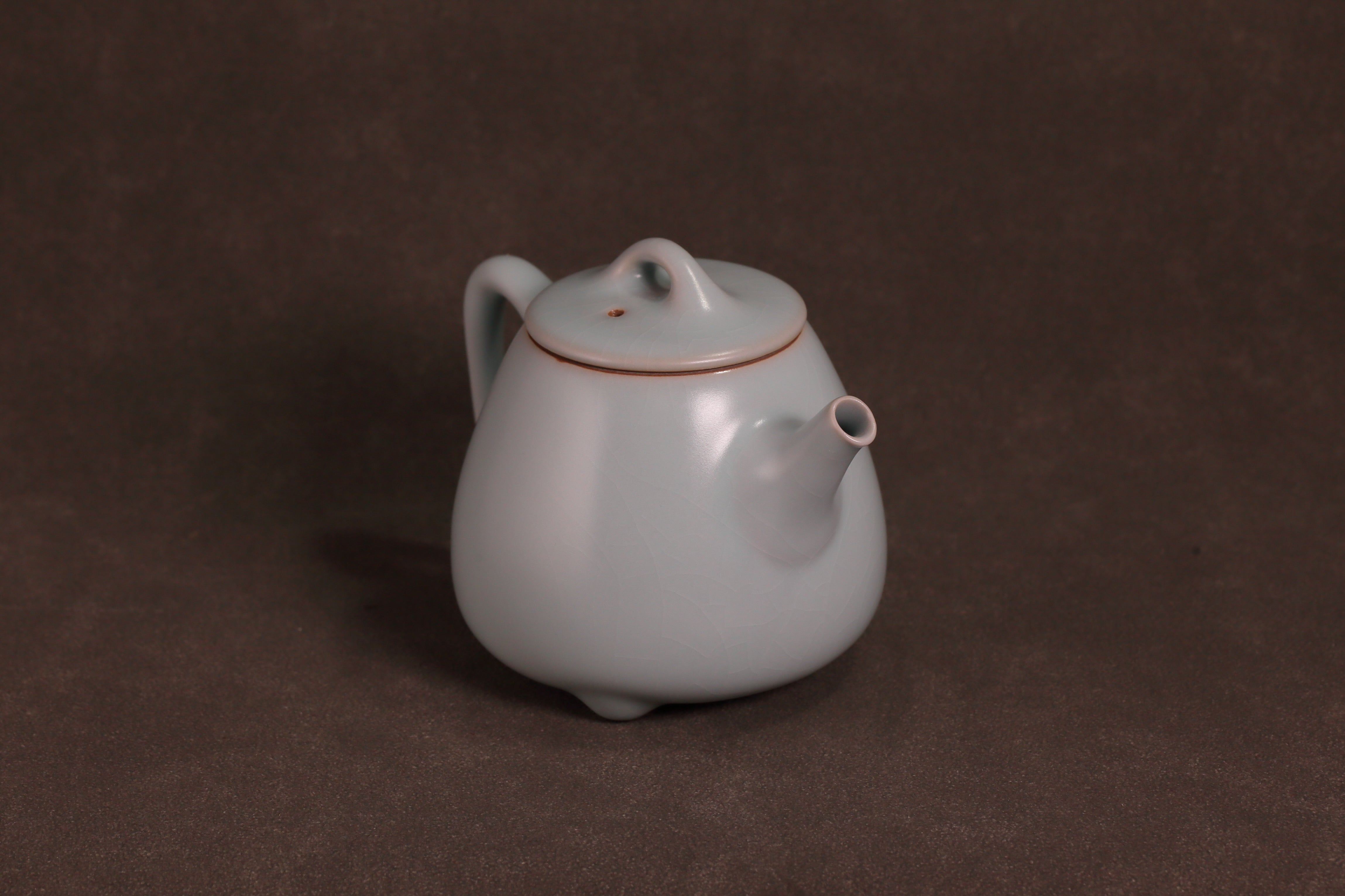 汝窑·天青系列｜石瓢壶  限量预售