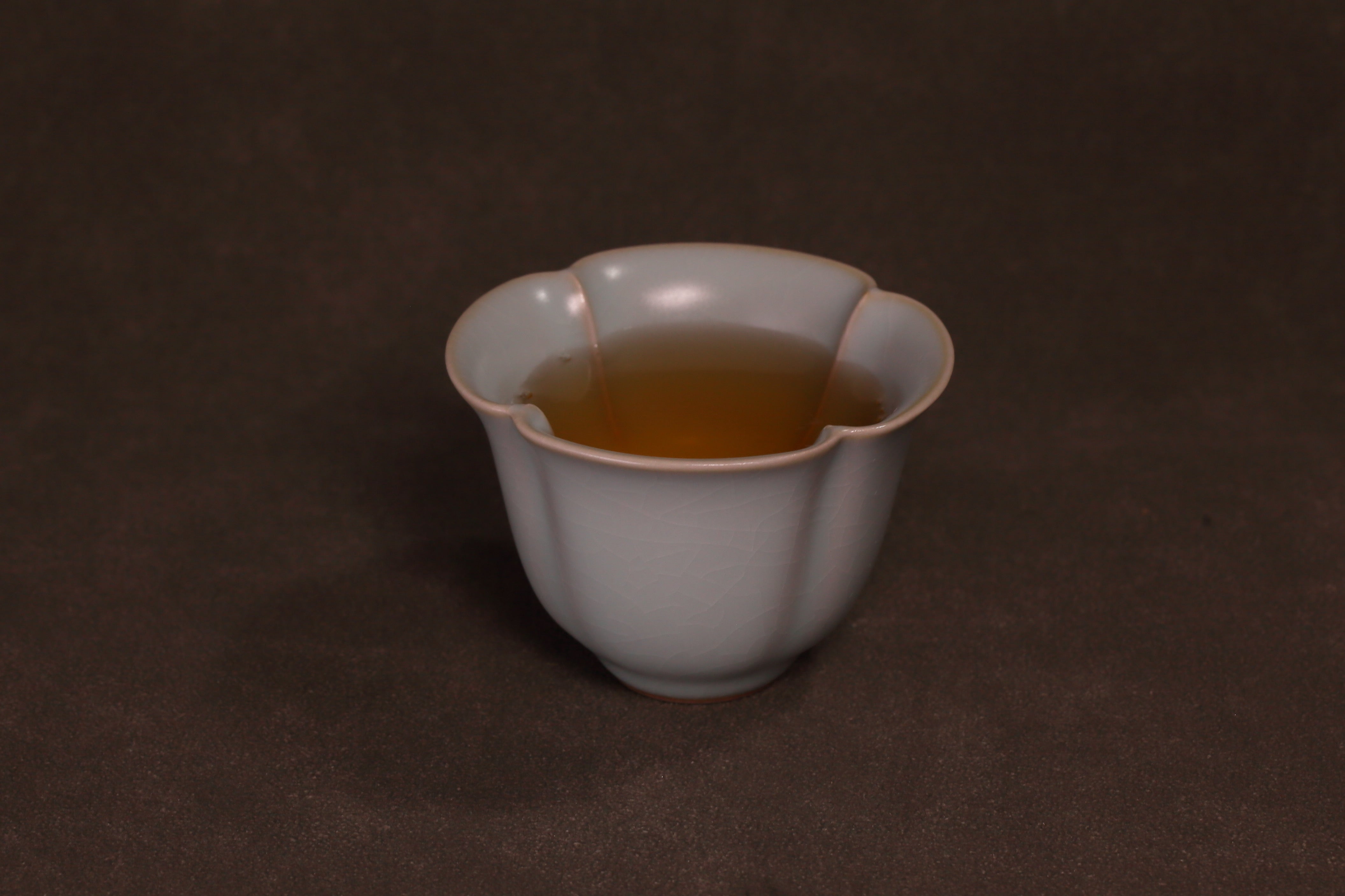 汝窑·天青系列｜四喜如意杯·对杯（60ml）限量预售