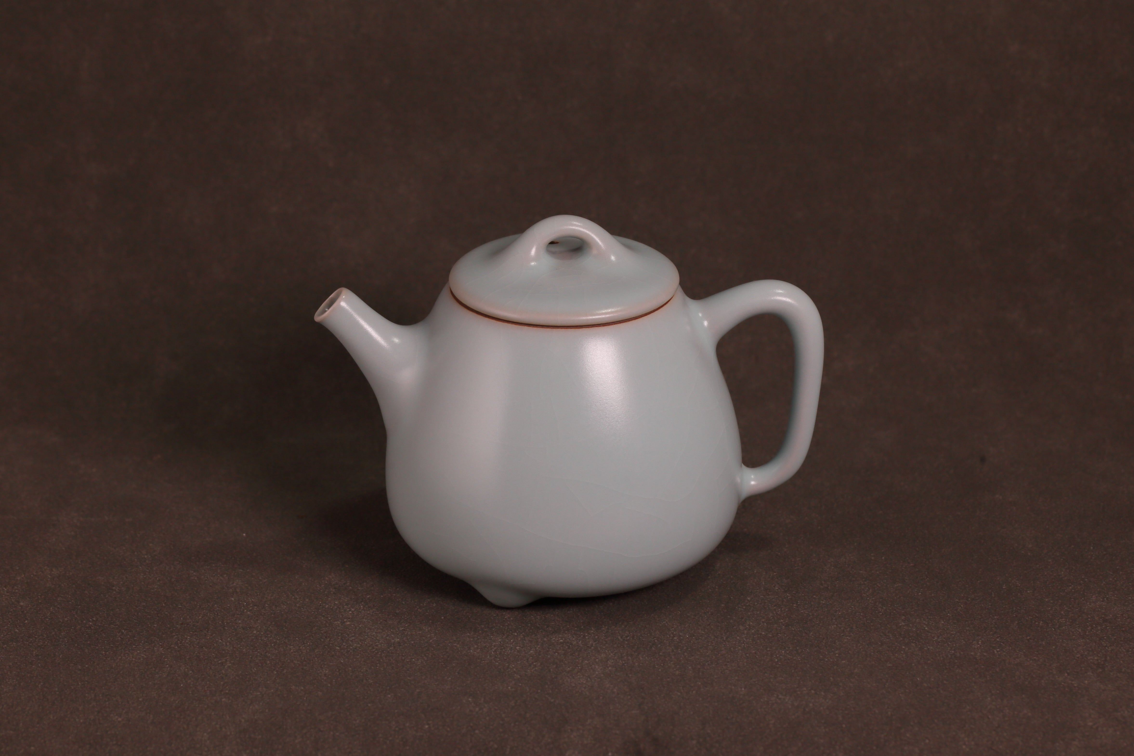 汝窑·天青系列｜石瓢壶  限量预售