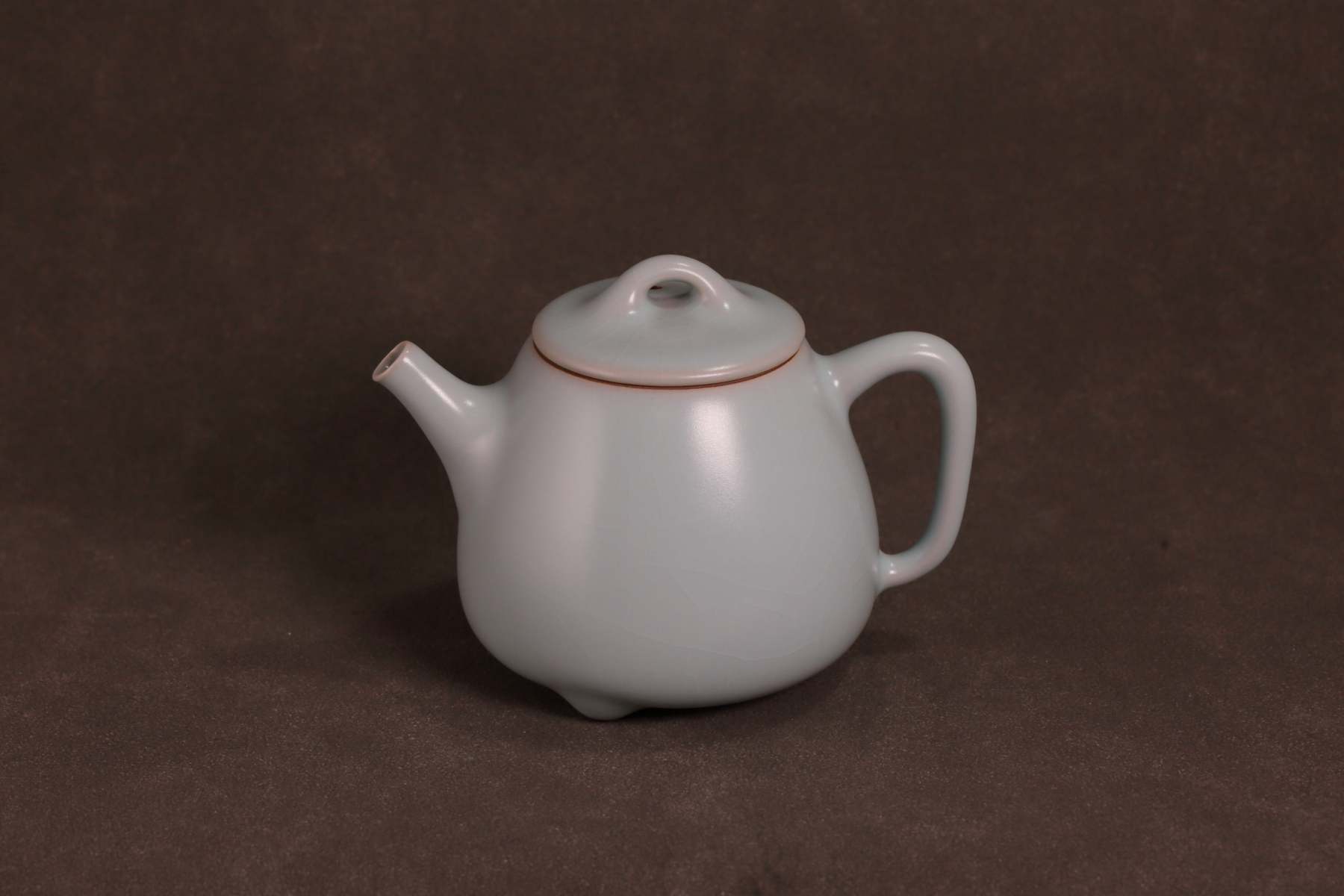 汝窑·天青系列｜石瓢壶  限量预售