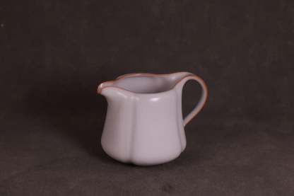 🍃 汝窑·月白系列｜瓜棱公道杯