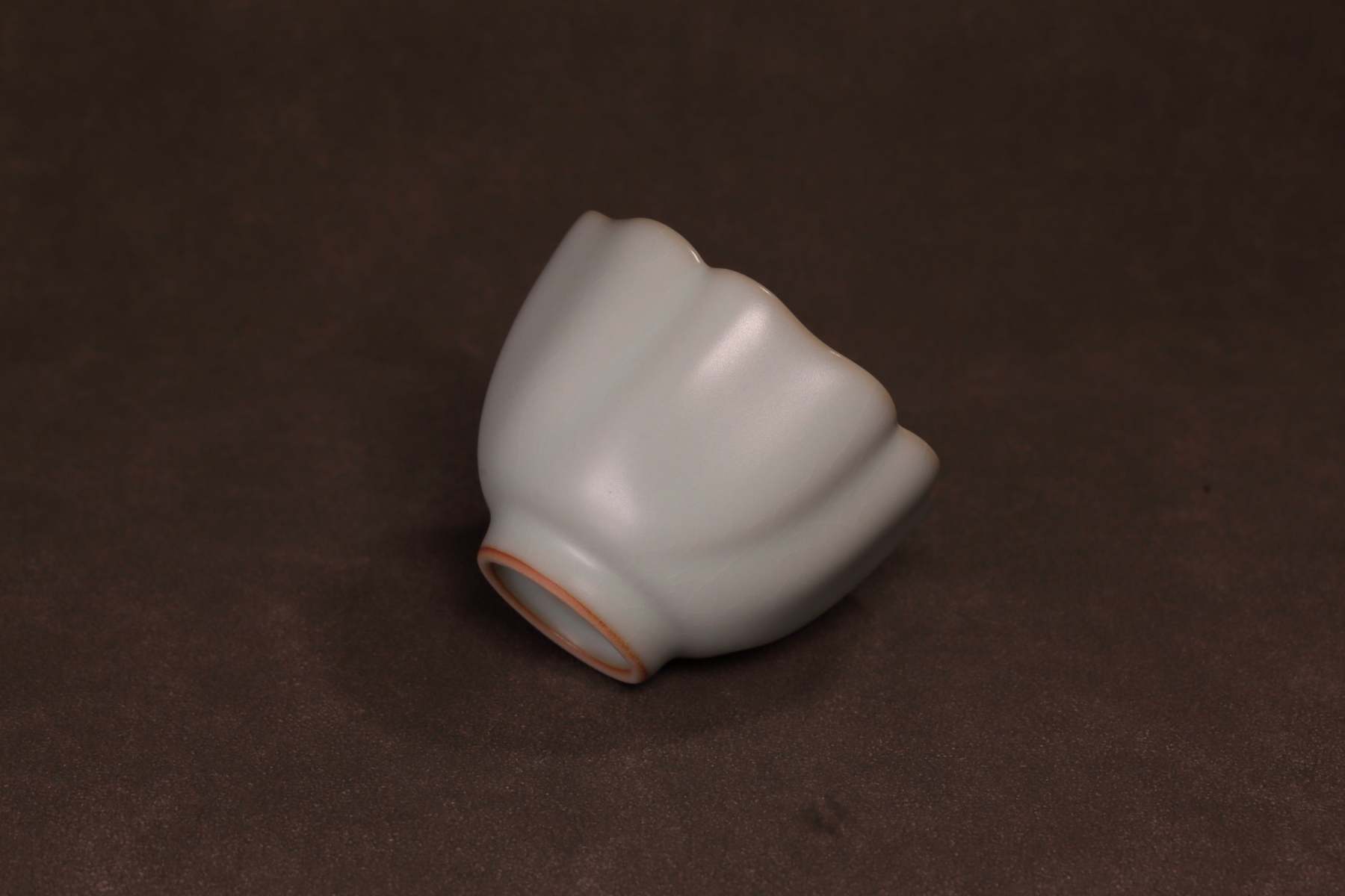 汝窑·天青系列｜荷口杯·对杯（约60ml）限量预售