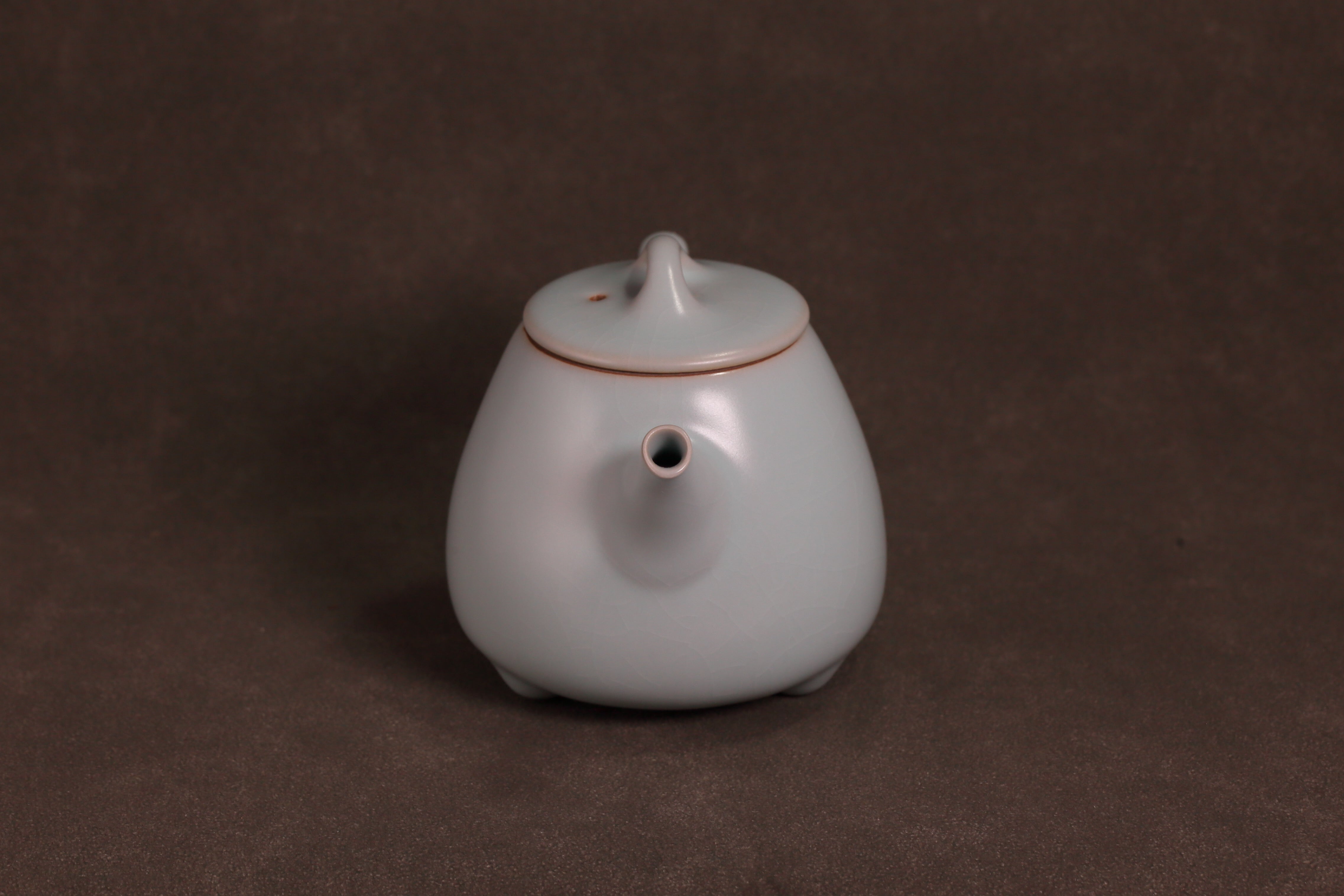 汝窑·天青系列｜石瓢壶  限量预售