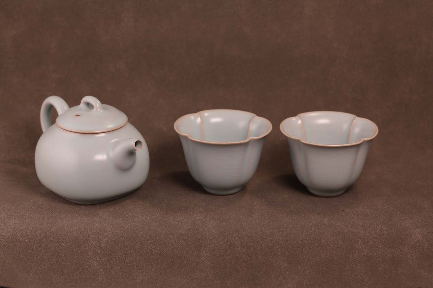 汝窑·天青系列｜天圆地方壶（190ml）限量预售