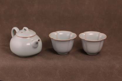 汝窑·天青系列｜天圆地方壶（190ml）限量预售