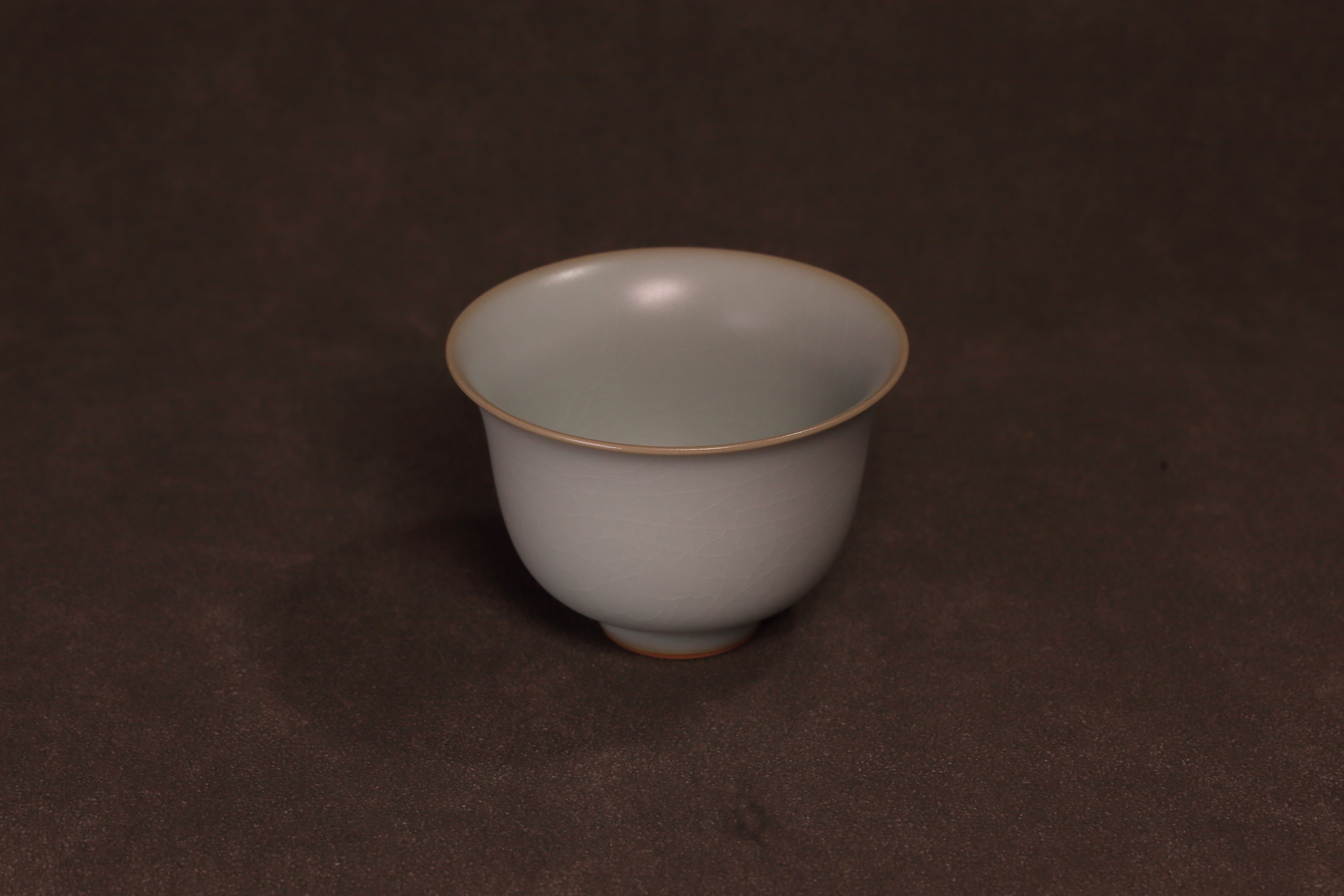 🔔 汝窑·天青系列｜铃铛杯·对杯（60ml）限量预售