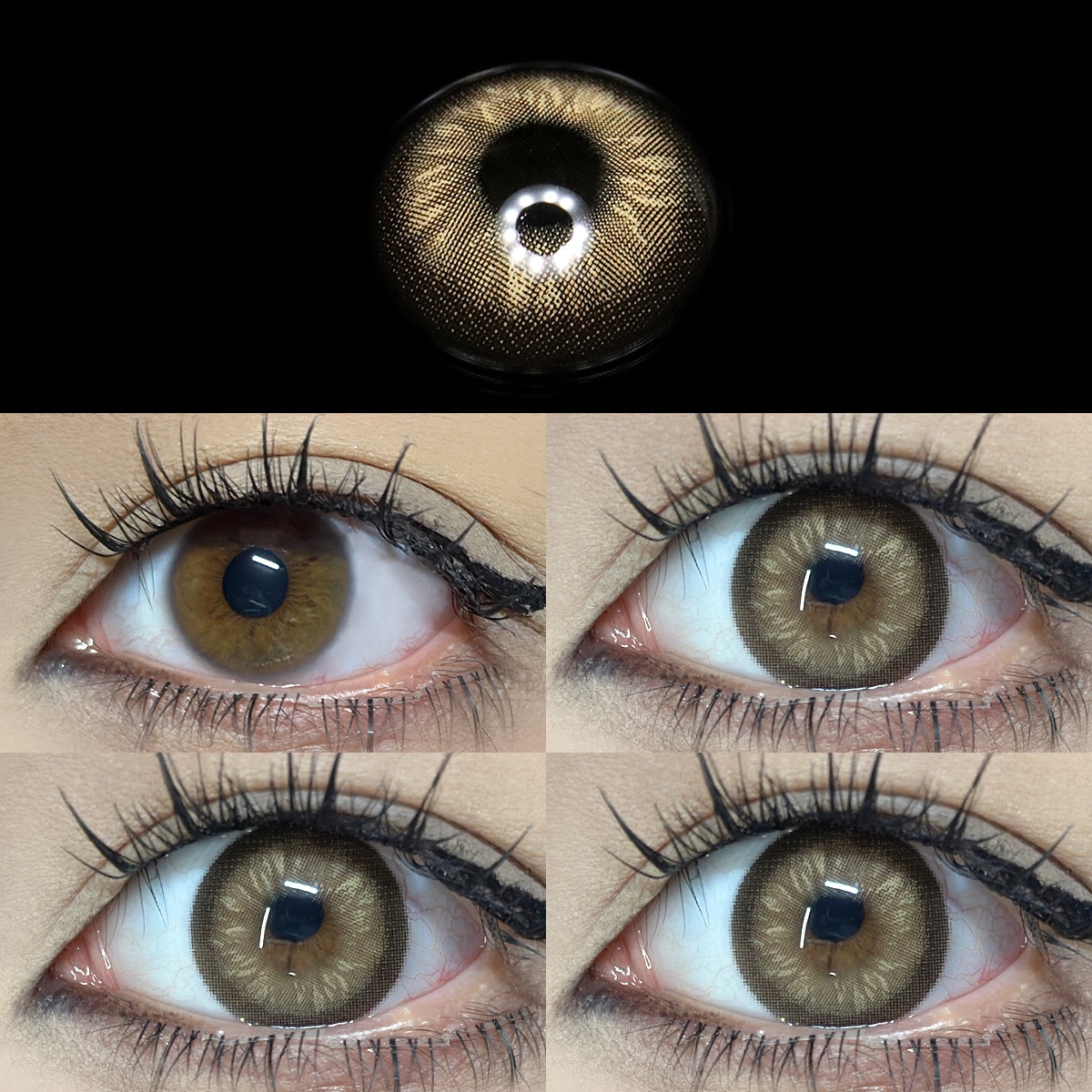 Uniieye Swan Brown Colored Contact Lenses | 1 Year