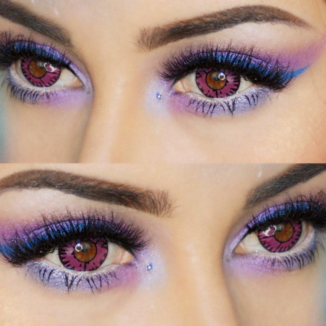 Uniieye enchanted pink Halloween Cosplay Colored Contact Lenses | 1 Year