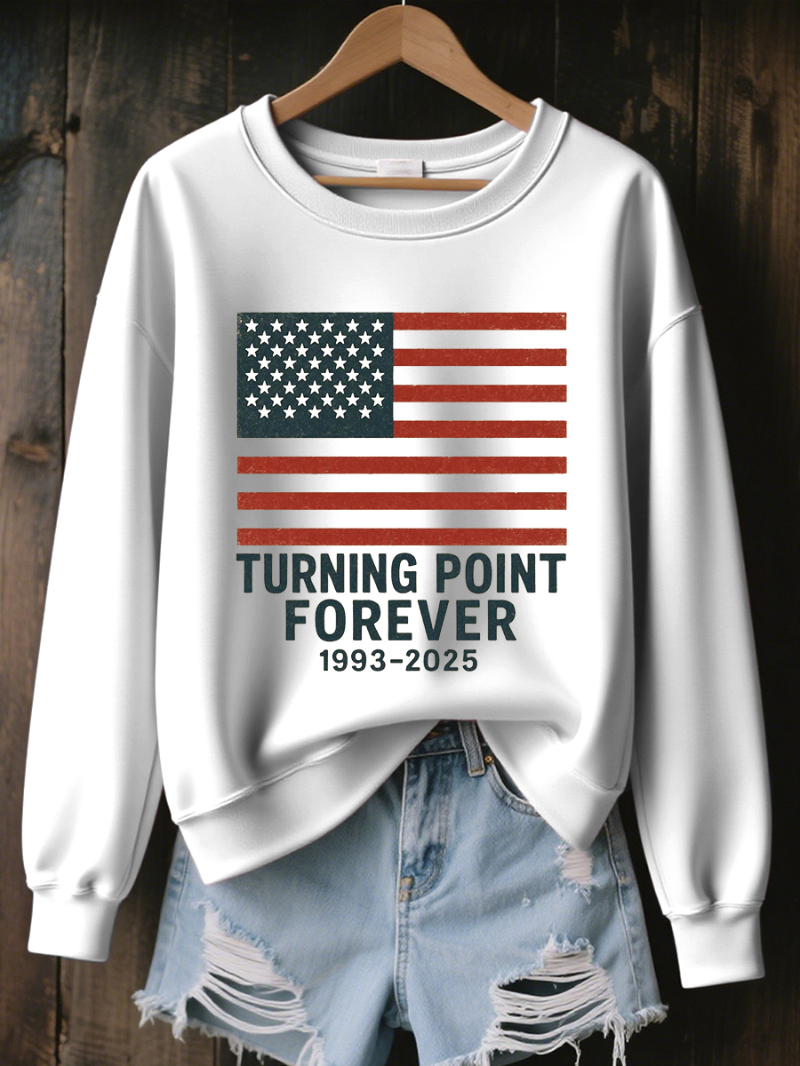 Women's TP Forever Print Sweatshirt-America250
