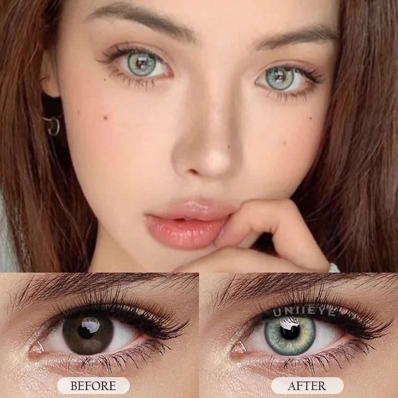 Uniieye Wild DNA Green Colored Contact Lenses