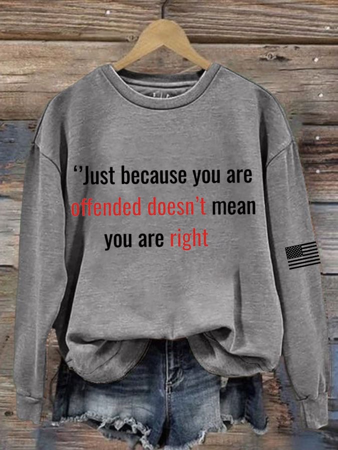 Women's Hot Casual Printed Sweatshirt-America250