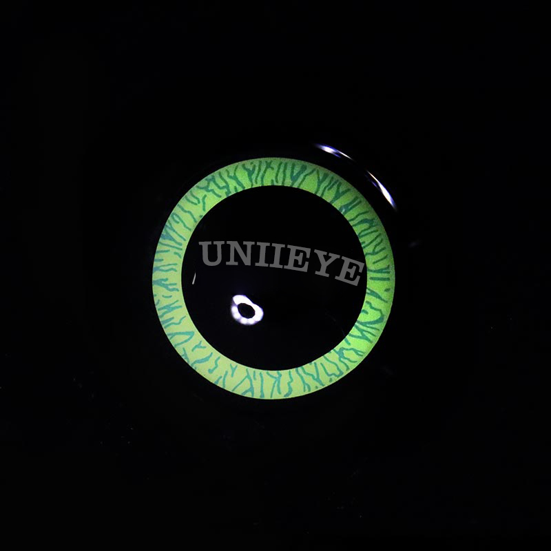 Uniieye Nebulos Green Cosplay Colored Contact Lenses-UNIIEYE