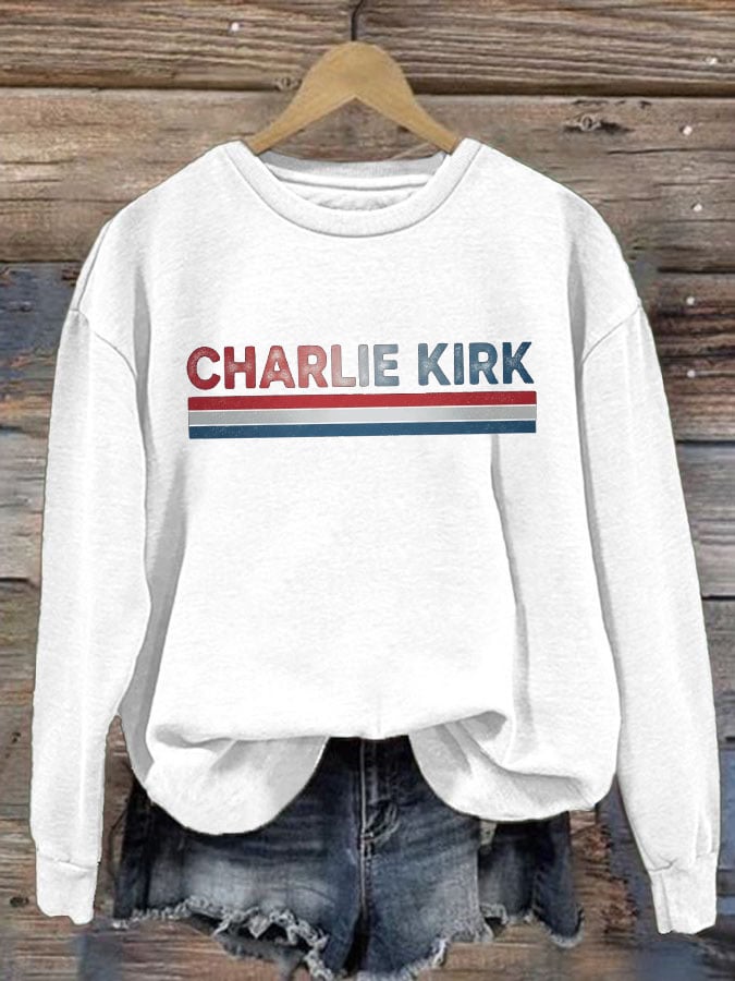Women's Retro Freedom Print Sweatshirt-America250