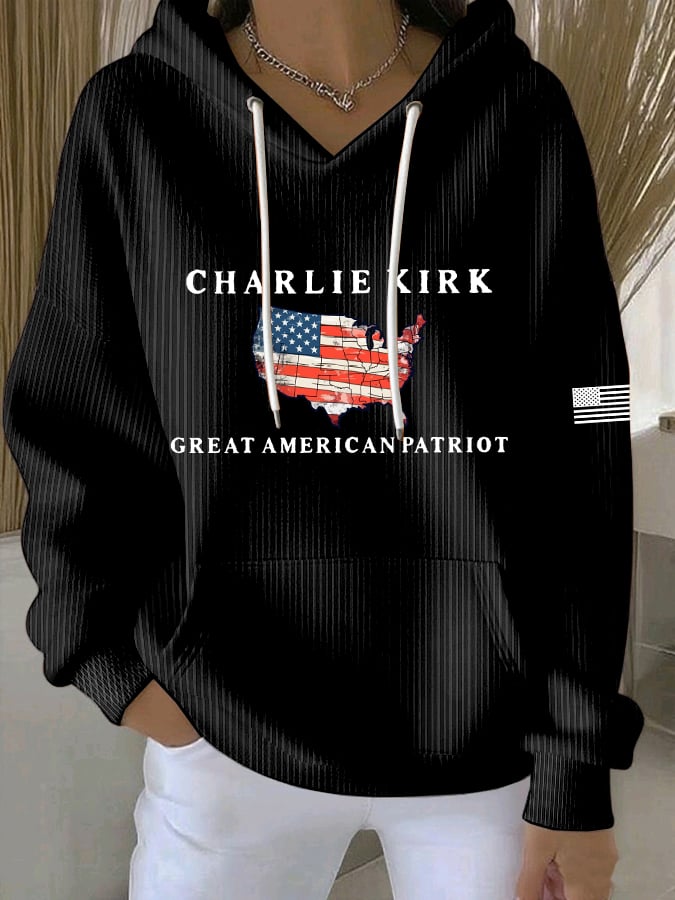 Women's Great American Patriotic Print Casual Sweatshirt-America250