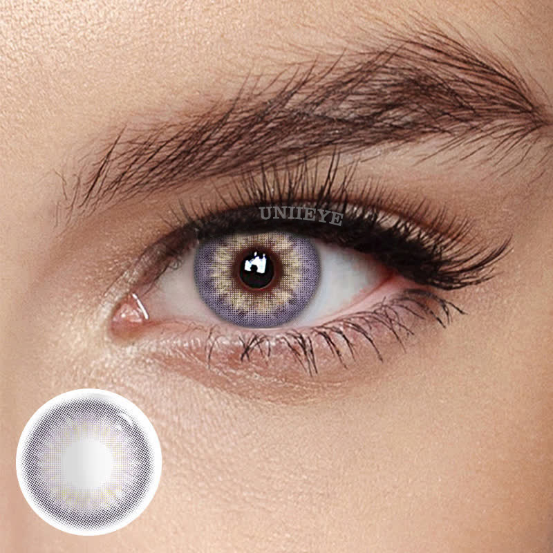 Uniieye DNA II Violet Prescription Colored Contact Lenses-UNIIEYE