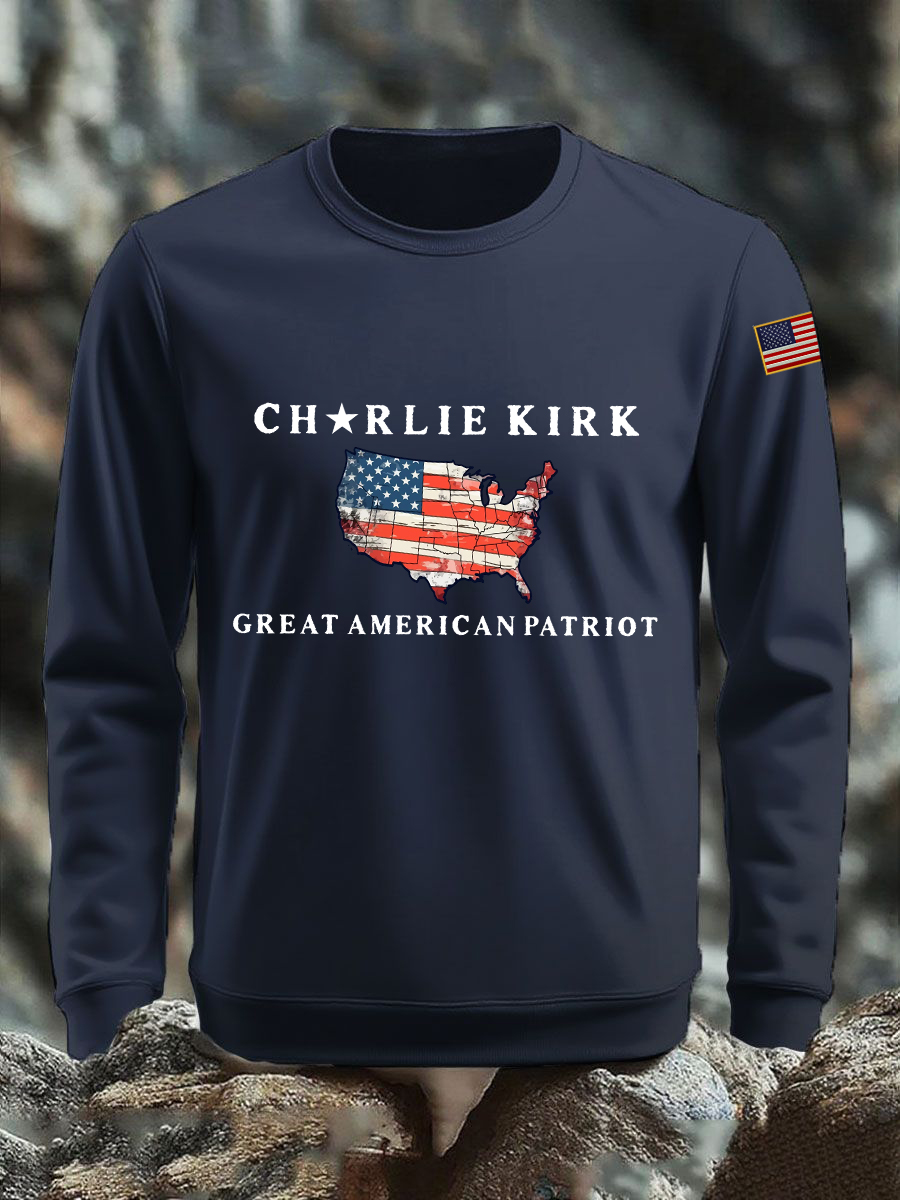 Men's Patriot Printed Sweatshirt-America250