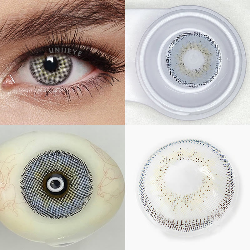 Uniieye Megan Grey Men Colored Contact Lenses