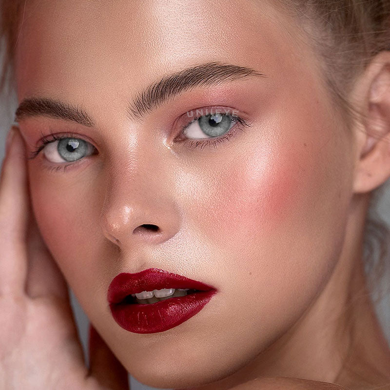 Uniieye Ocean Grey Prescription Colored Contact Lenses