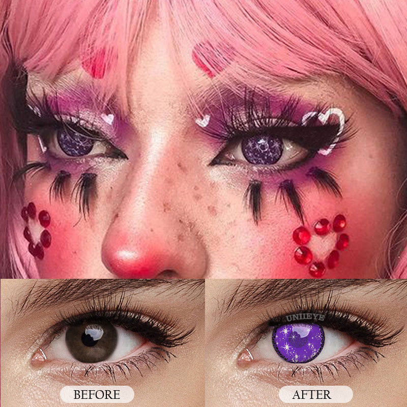 Uniieye Blind Midsummer Prescription Cosplay Colored Contact Lenses-UNIIEYE