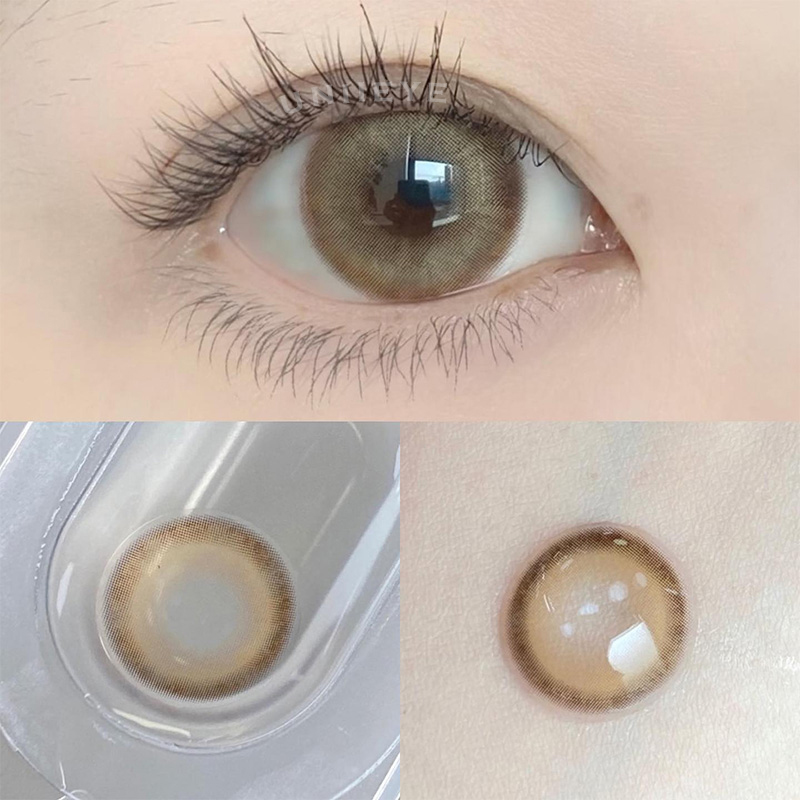 Uniieye Aoki Brown Colored Contact Lenses