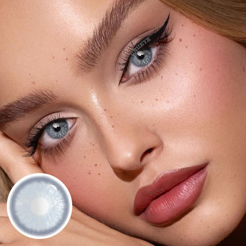 Uniieye Nordic DNA Blue Colored Contact Lenses-UNIIEYE