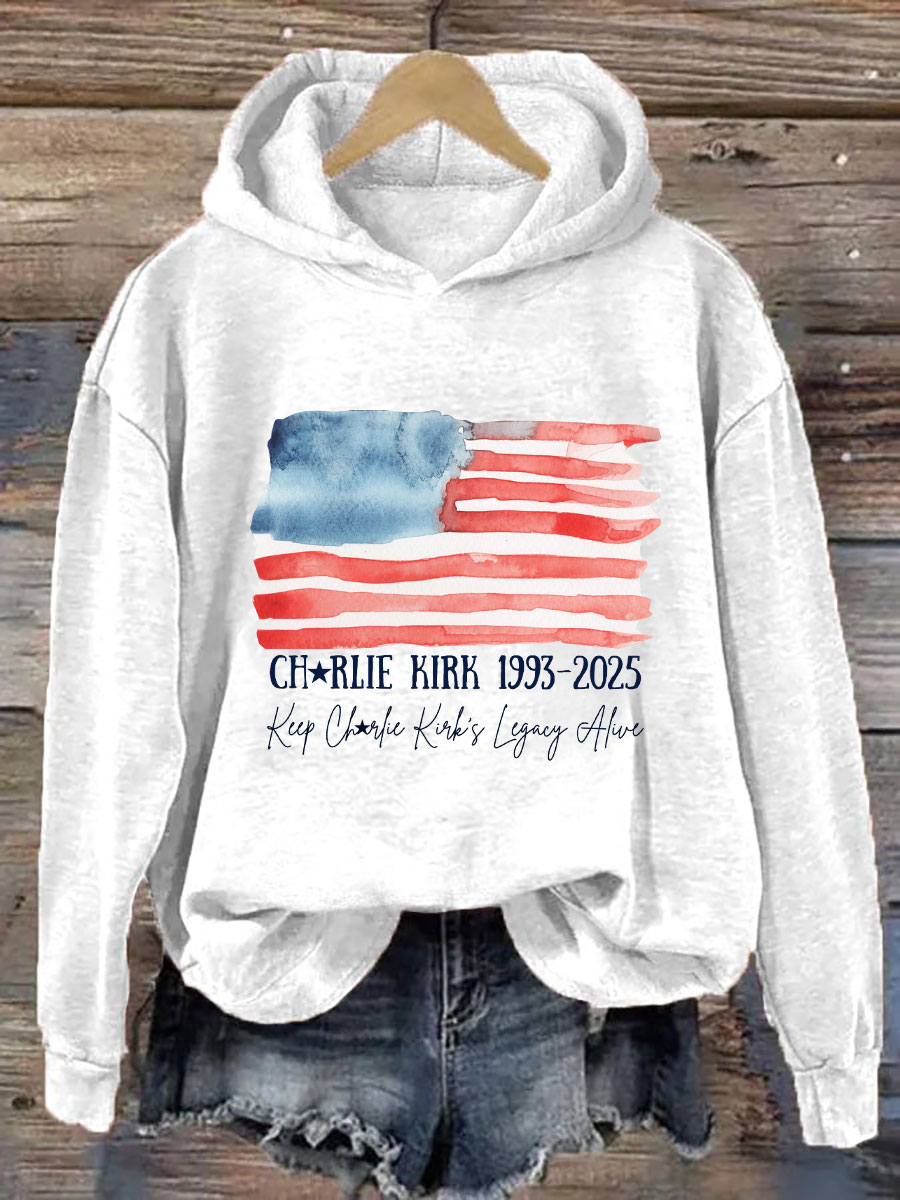 Women's This Is Our TP Printed Casual Hoodie-America250