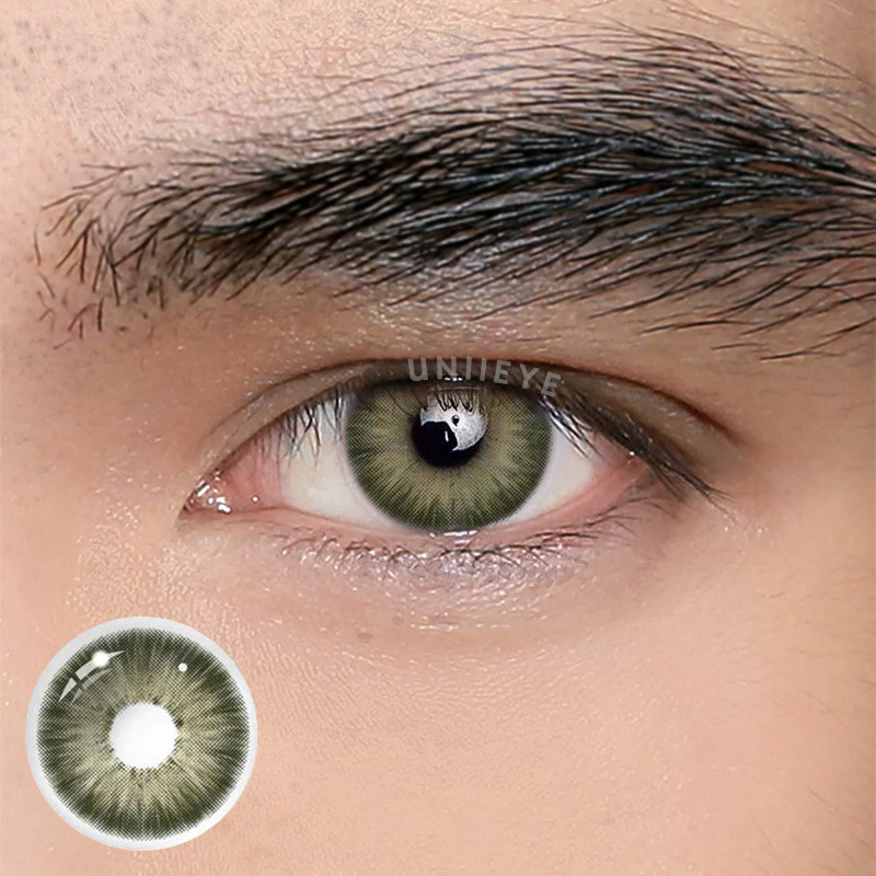 Uniieye New York III Green Men Colored Contact Lenses
