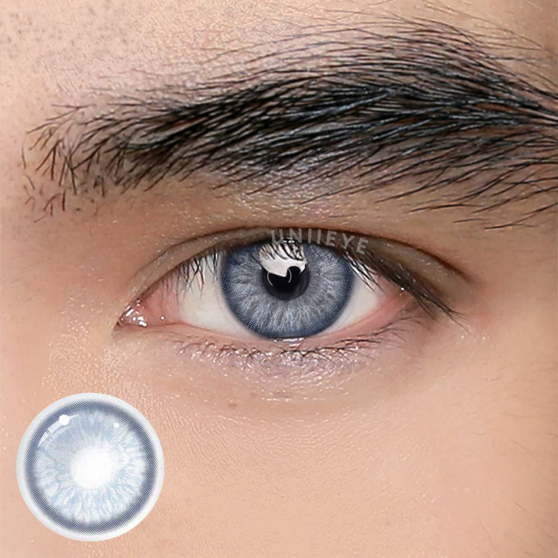 Uniieye Nordic DNA Blue Men Colored Contact Lenses