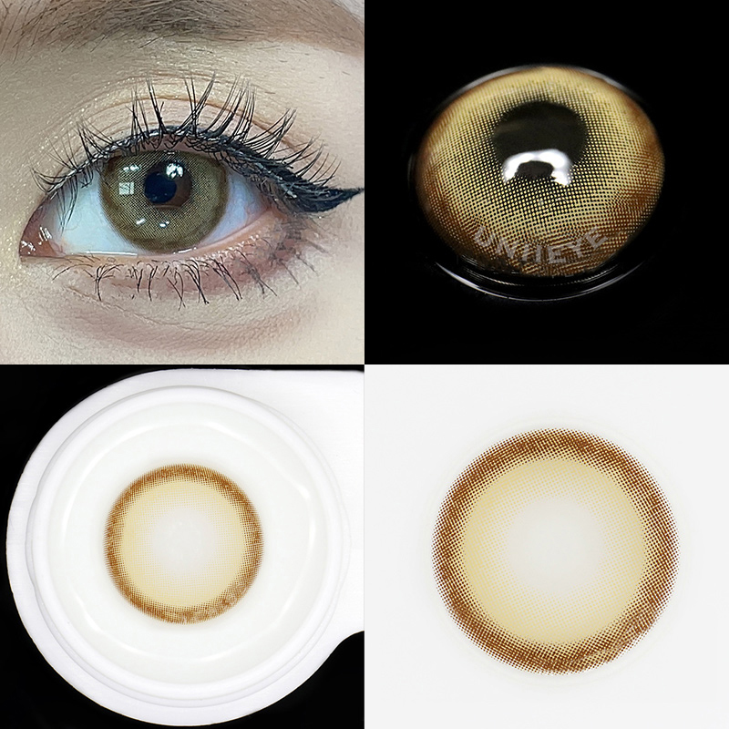 Uniieye Aoki Brown Colored Contact Lenses