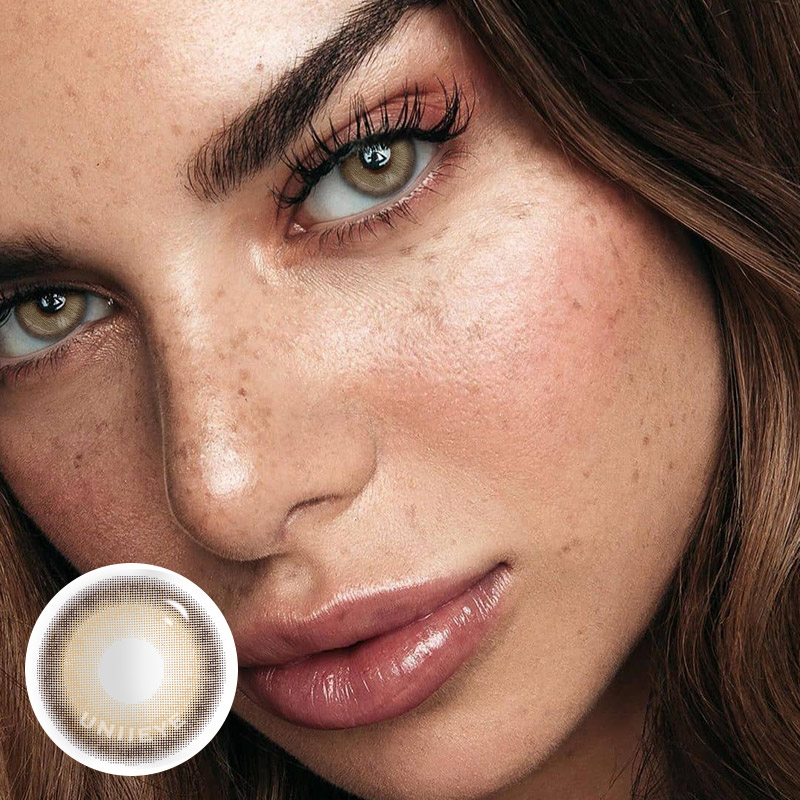Uniieye Aoki Brown Colored Contact Lenses