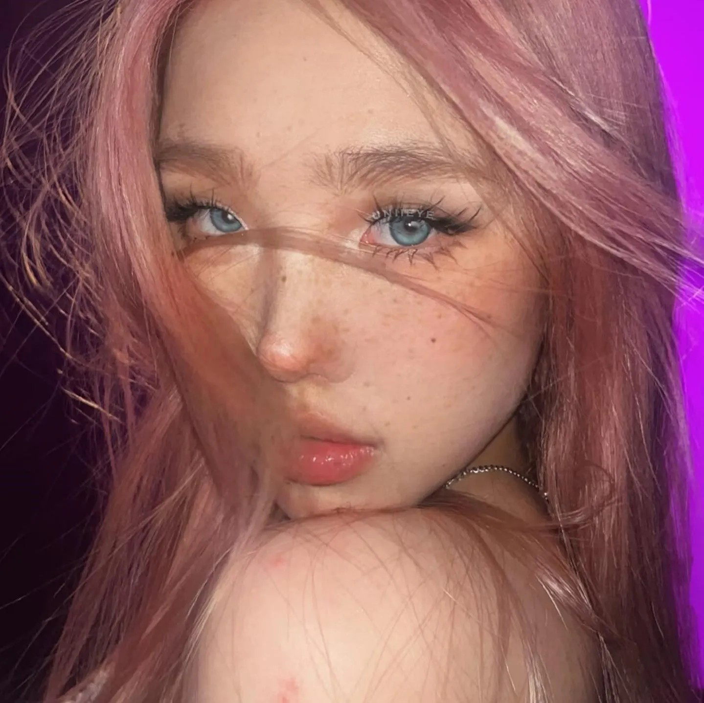 Uniieye Neo Glamour Blue Green Prescription Colored Contact Lenses