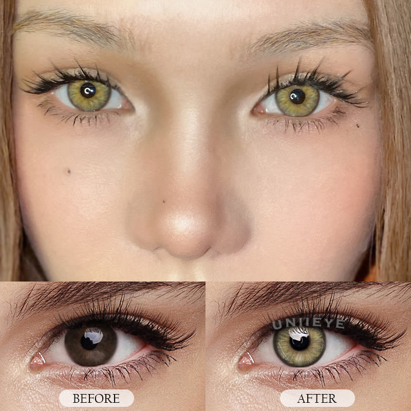 Uniieye Twilight Brown Colored Contact Lenses