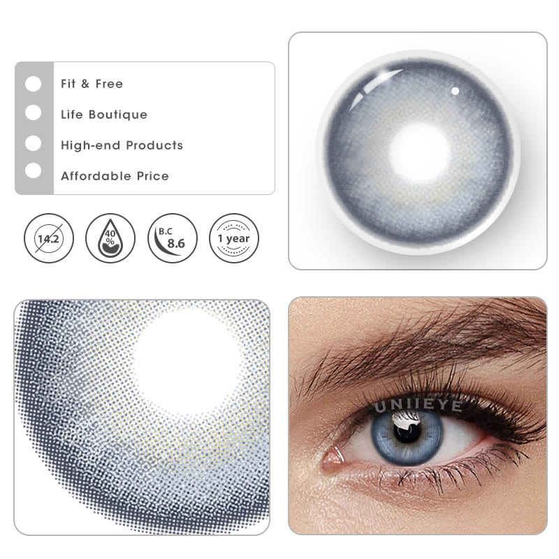 Uniieye Neo Glamour Violet Colored Contact Lenses