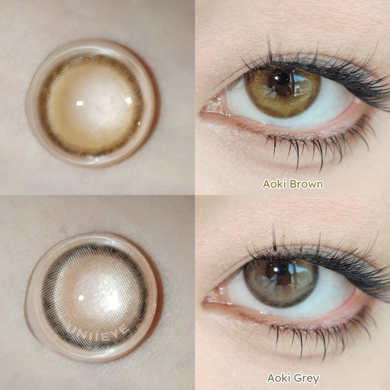 Uniieye Aoki Grey Colored Contact Lenses