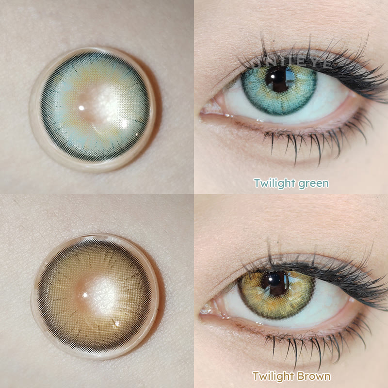 Uniieye Twilight Brown Colored Contact Lenses