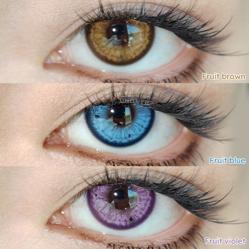 Uniieye Fruit Blue Colored Contact Lenses-UNIIEYE