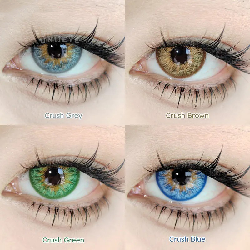 Uniieye Crush Grey Prescription Colored Contact Lenses
