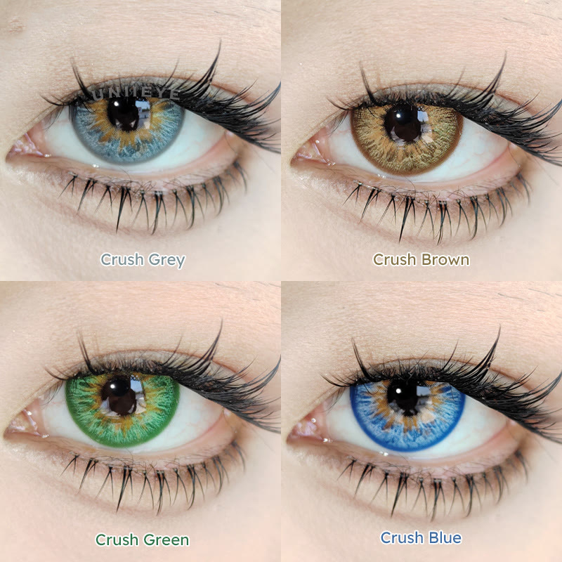 Uniieye Crush Brown Colored Contact Lenses
