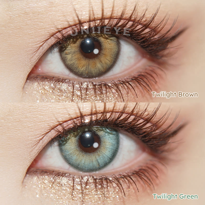 Uniieye Twilight Brown Colored Contact Lenses