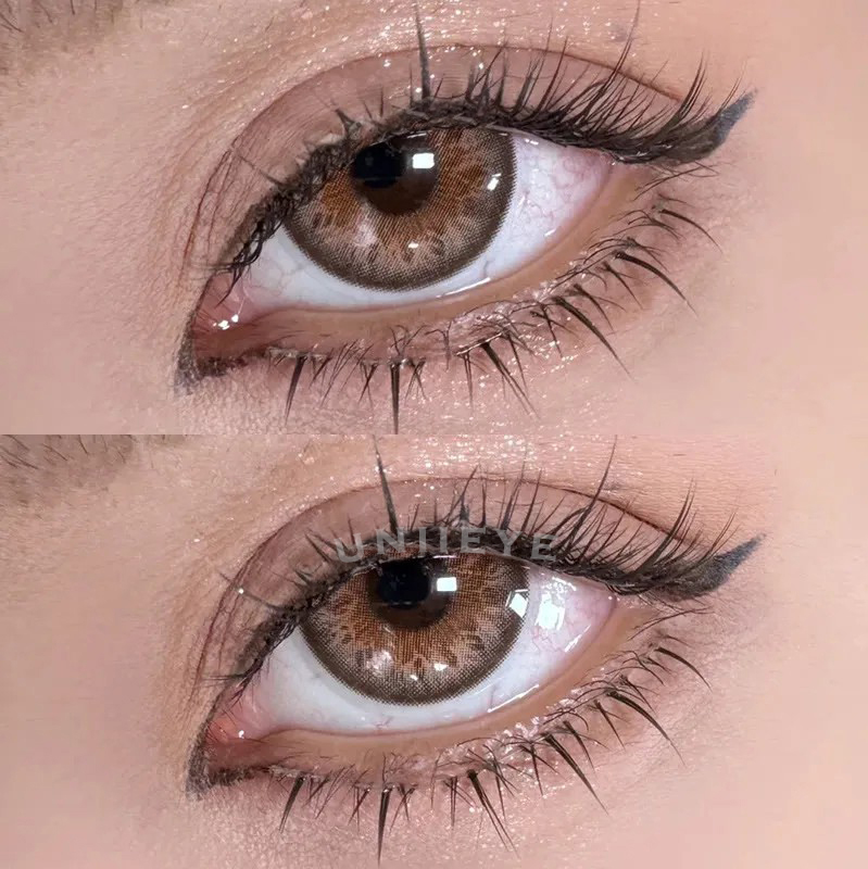 Uniieye Tyrande Brown Prescription Colored Contact Lenses