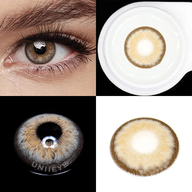 Uniieye Tyrande Brown Prescription Colored Contact Lenses