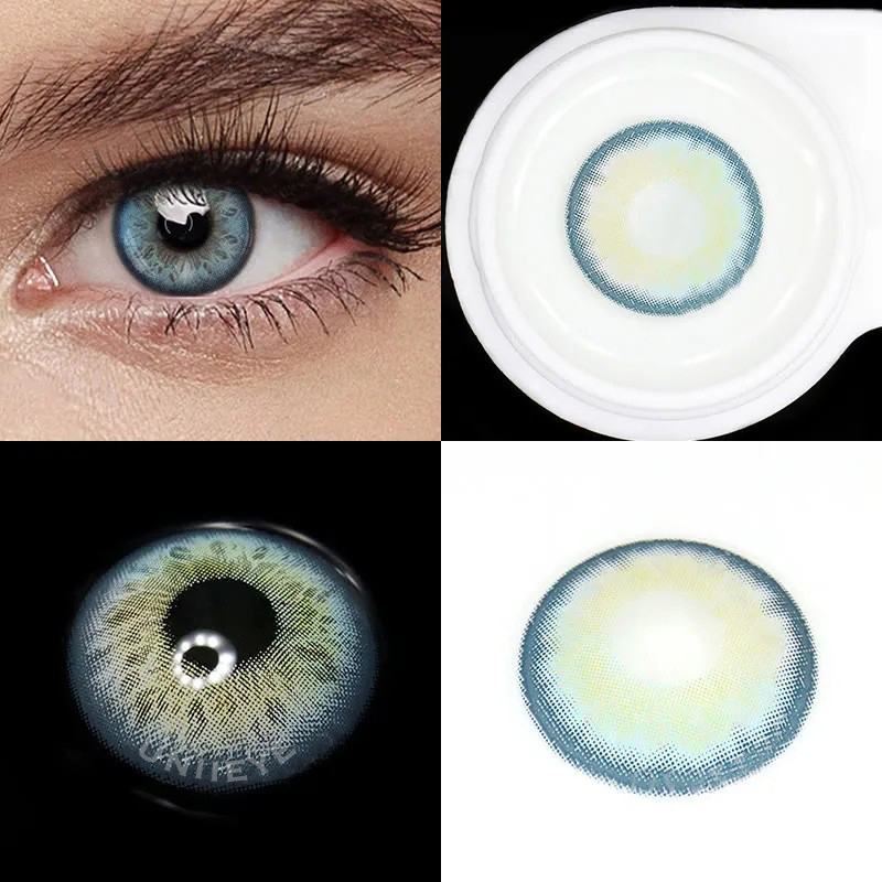 Uniieye Tyrande Blue Prescription Colored Contact Lenses
