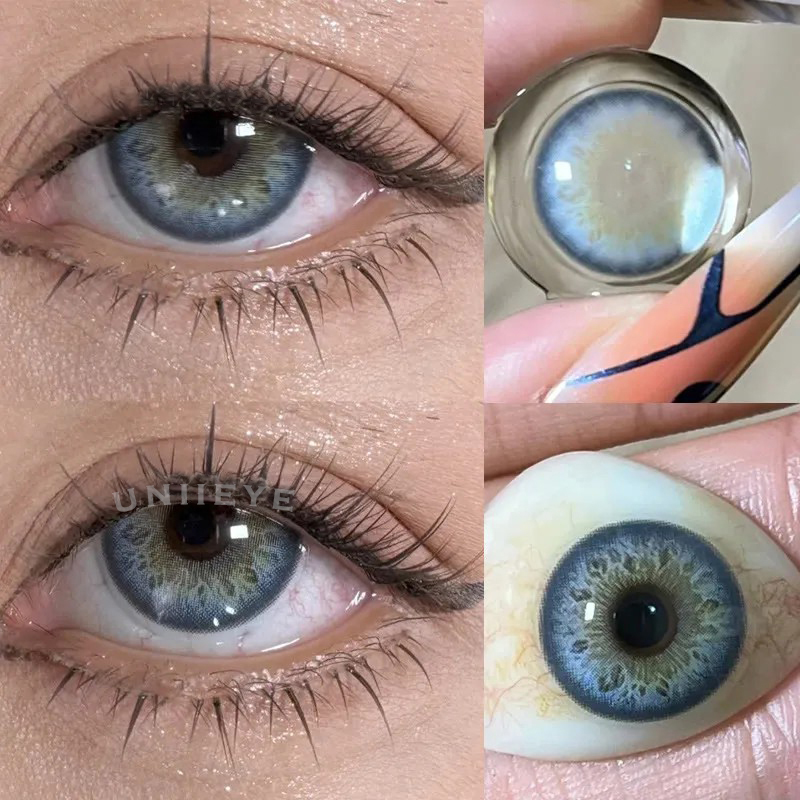 Uniieye Tyrande Blue Prescription Colored Contact Lenses