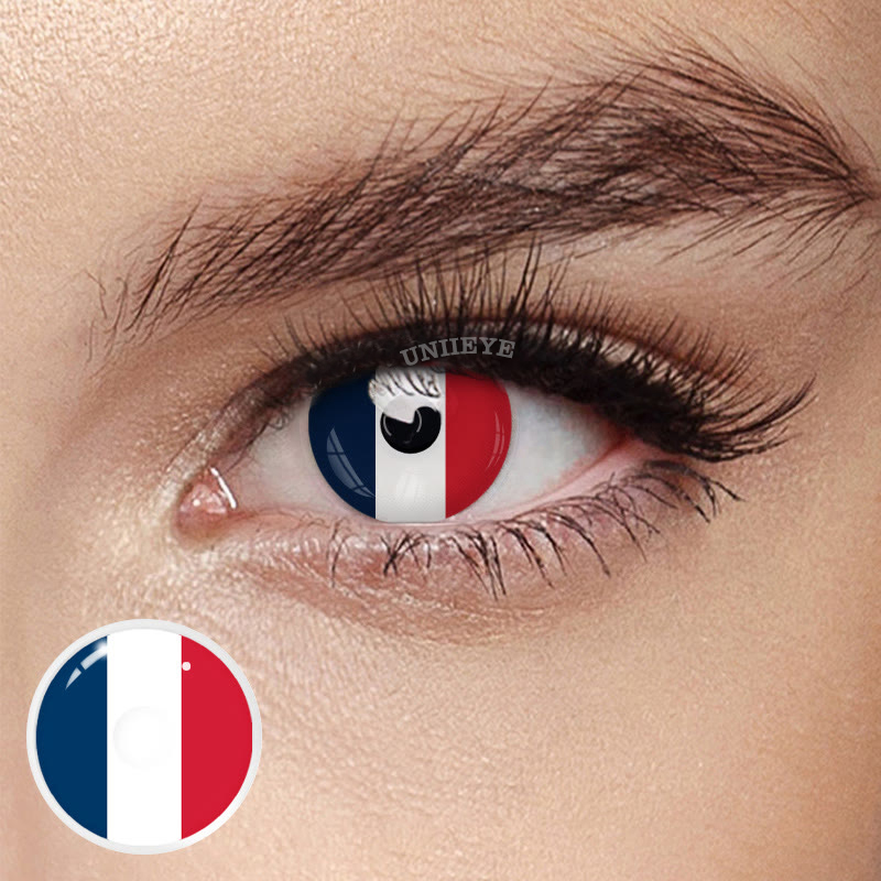 Uniieye France Prescription Cosplay Colored Contact Lenses-UNIIEYE