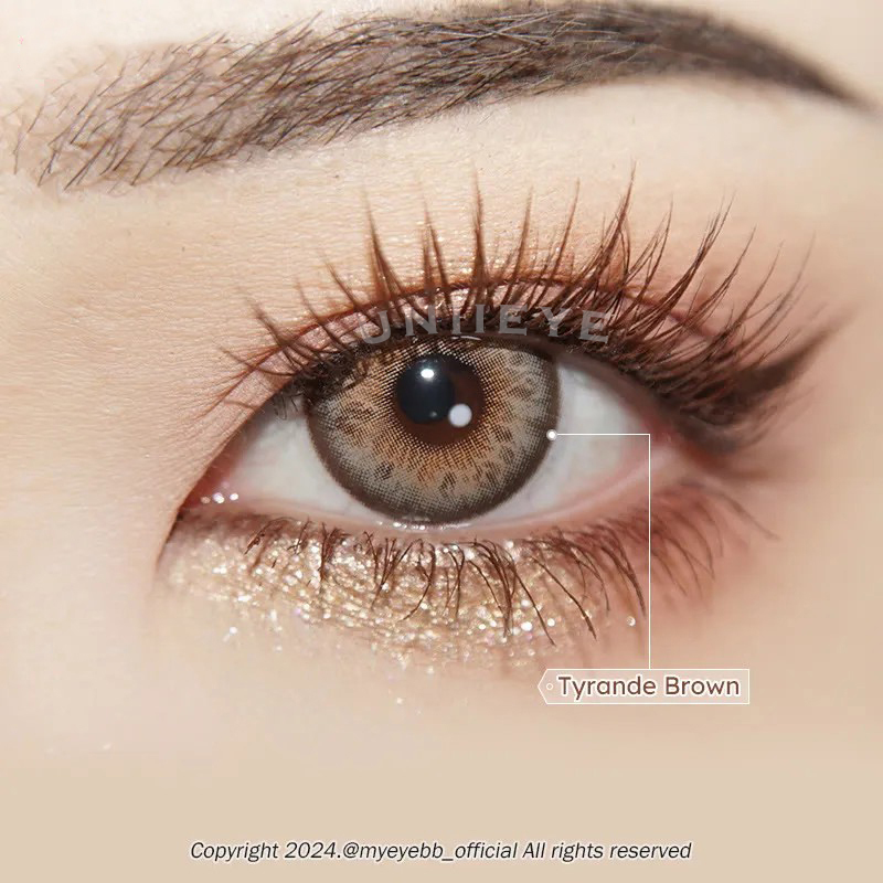 Uniieye Tyrande Brown Prescription Colored Contact Lenses