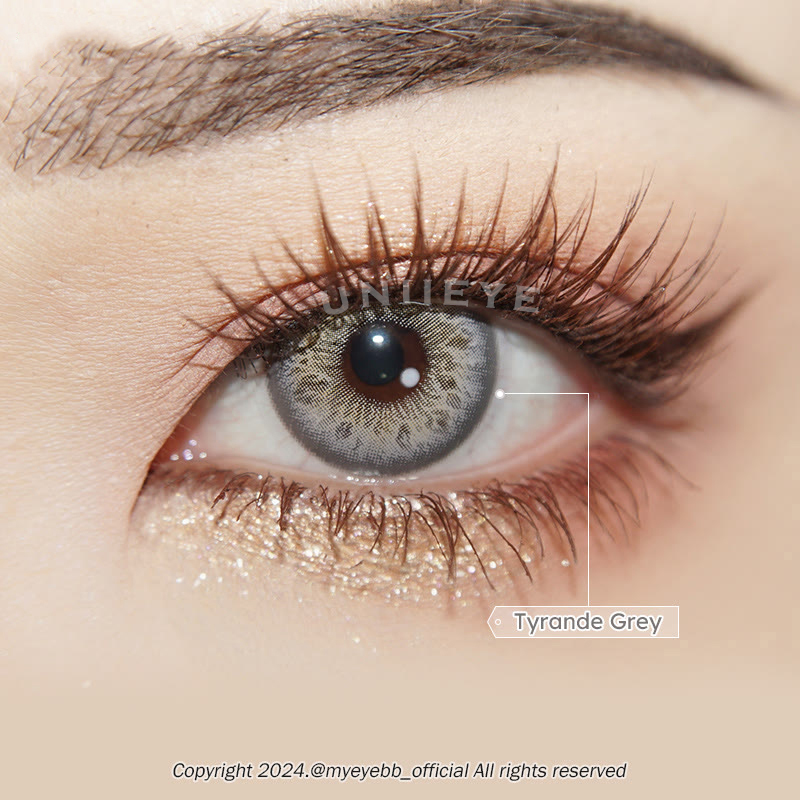 Uniieye Tyrande Grey Colored Contact Lenses