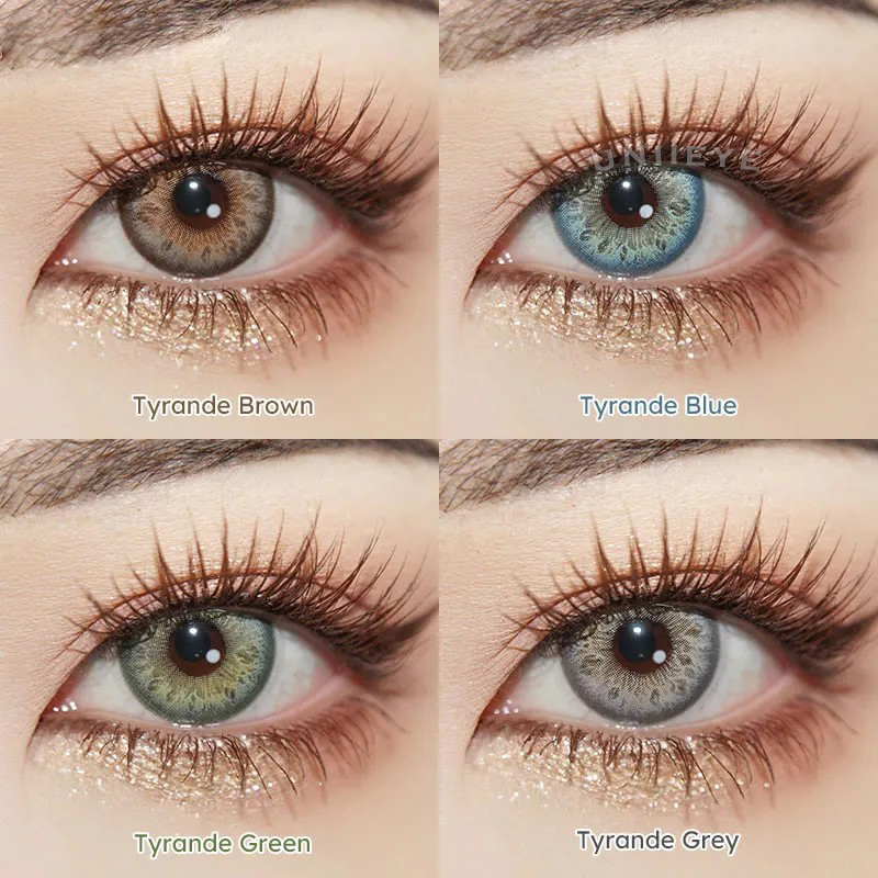 Uniieye Tyrande Blue Prescription Colored Contact Lenses
